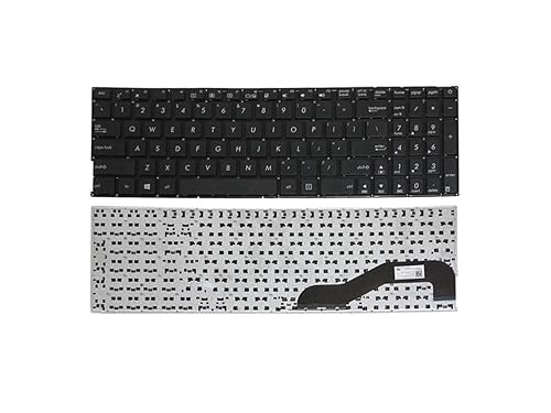 ndliulei New Replacement for Asus X540L X540S X540 X540LA Laptop Keyboard, USB, Black, 104 Keys, Membrane Switch, Ergonomic, Modern, Ambidextrous