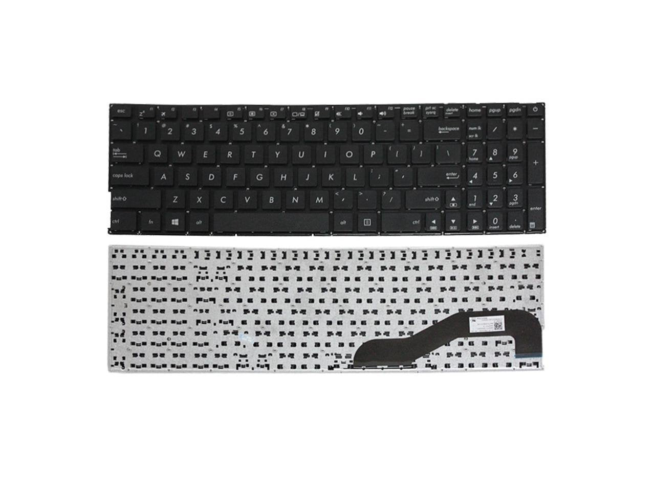 ndliulei New Replacement for Asus X540L X540S X540 X540LA Laptop Keyboard, USB, Black, 104 Keys, Membrane Switch, Ergonomic, Modern, Ambidextrous