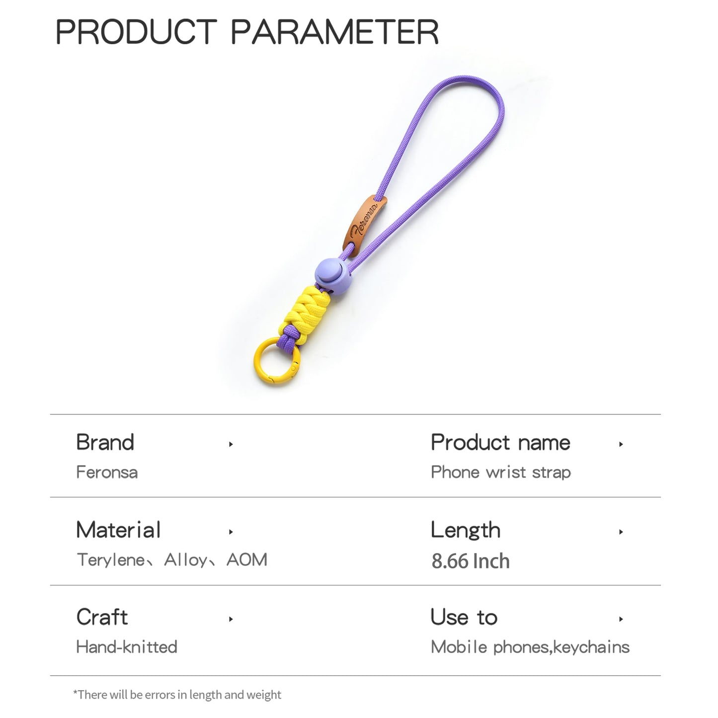 Feronsa Phone Wrist Straps (Purple)