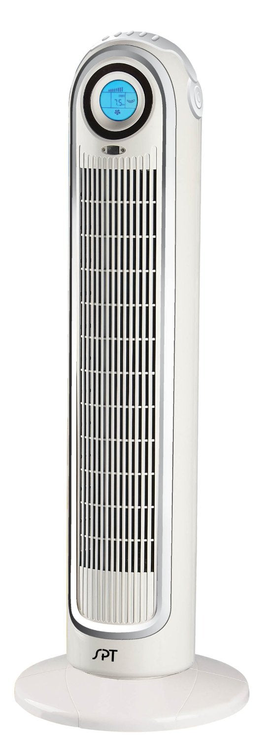 SPT Sunpentown SF-1521 Tower Fan Remote Controlled Tower Fan with Ion