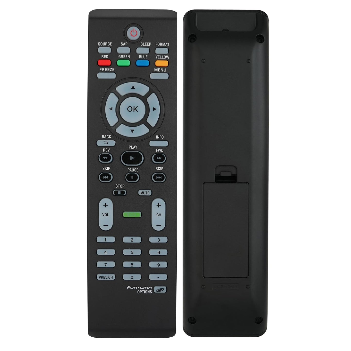 NF801UD Universal Replacement Remote Control Compatible for Magnavox TV 37MD350B 32MD311B 19MD359B 32MD350B 37MD350B 32MD350B/F7 26MD311B 26MD311B/F7