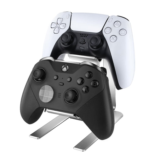 Controller Holder - 2 Tier Universal Aluminum Display Stand Accessories PC Gaming Desk Decor Stuff Gamer Gifts for Xbox Series X S, Elite 2, PS5, PS4