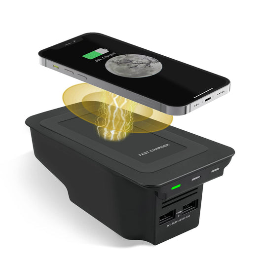 Car Wireless Phone Charger for Volvo 2017-2025 XC90 XC60 S90 S60 V90 V60 2025 2024 2023 2022 2021 2020 2019 2018 2017 Center Console Accessories