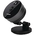 FOSCAM C1 Indoor HD 720P Wireless IP Camera with Night Vision Up to 26ft, Super Wide 115° Viewing Angle, PIR Motion Detection, and More (Black)