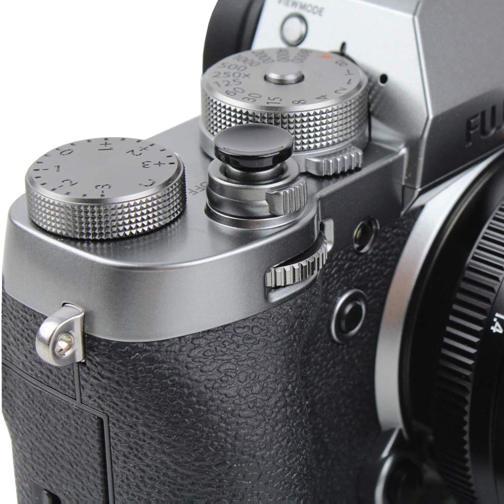 Foto&Tech Soft Shutter Release Button Compatible with Fuji Fujifilm X-T5 X-T4 X-T3 X-T30 X-T30 II X-T20 X-PRO3 X100V X100F X-E4 X-E3 RX1R II RX10 IV