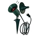 Dobar Outdoor Spotlight for Christmas Decorations - 6 Ft Plug in Christmas Spot Light - Lawn Flood and Security Lights Fixture with Garden Stake