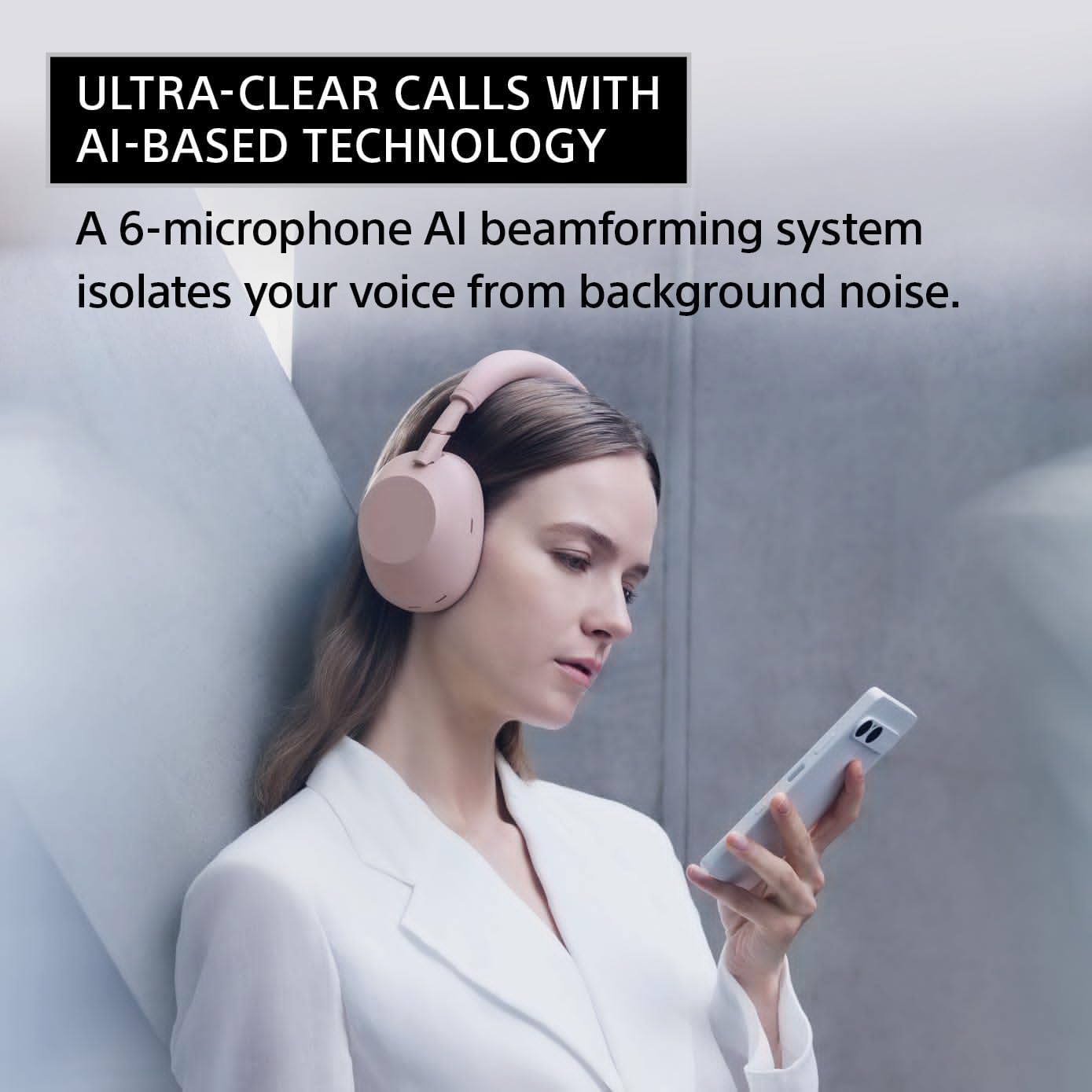 Sony WH-1000XM6 The Best Noise Canceling Wireless Headphones, HD NC Processor QN3, 12 Microphones, Adaptive NC Optimizer, Mastered by Engineers