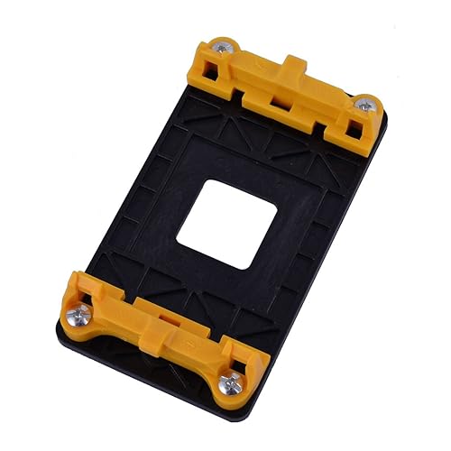 uxcell Plastic Stand Holder BaseAM2 AM2+ AM3 AM3+ FM1 FM2 Socket AMD Fan Bracket Stand Base Yellow
