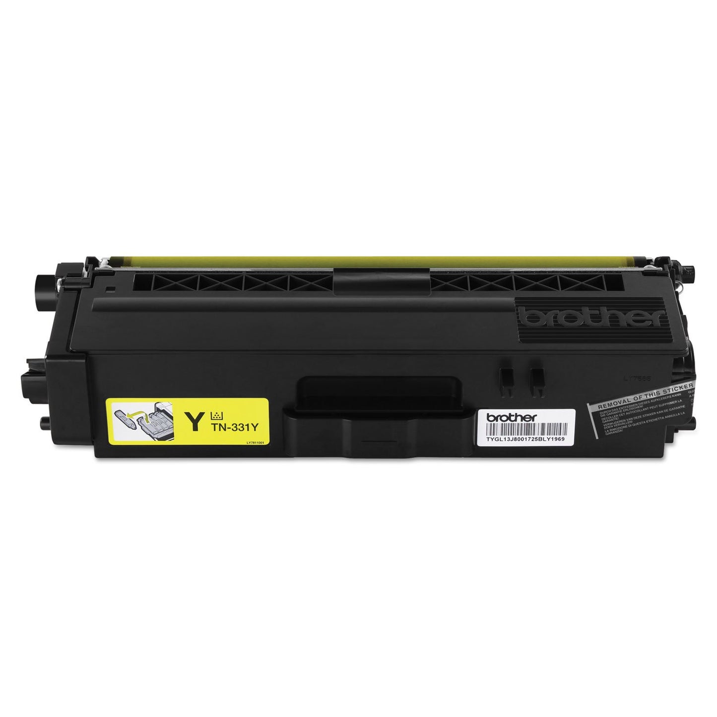 Brother Genuine Standard Yield Toner Cartridge, TN331Y, Replacement Yellow Toner, Page Yield Up to 1,500 Pages, Amazon Dash Replenishment Cartridge