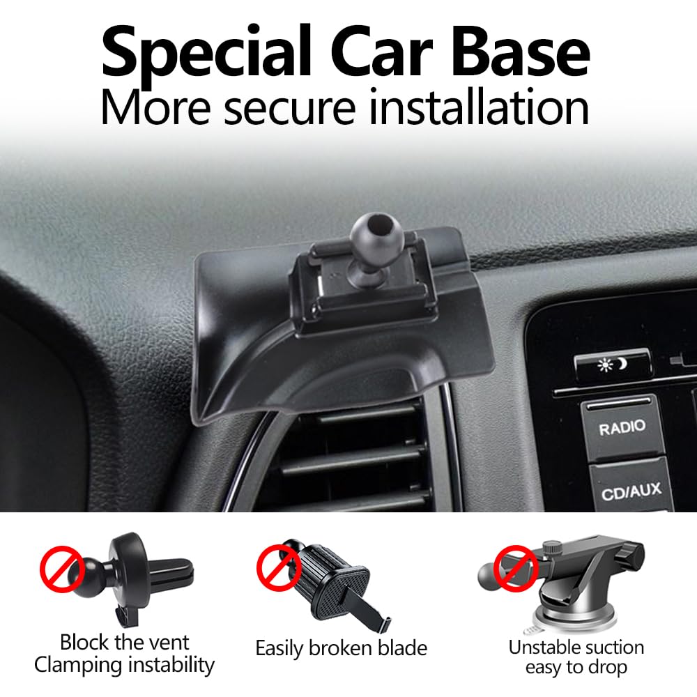 JIEZMO Car Magnetic Phone Mount for Honda HRV HR-V 2016 2017 2018 2019 2020 2021 2022 Auto Interior Accessories Best Cellphone Holder Mobile Cradle