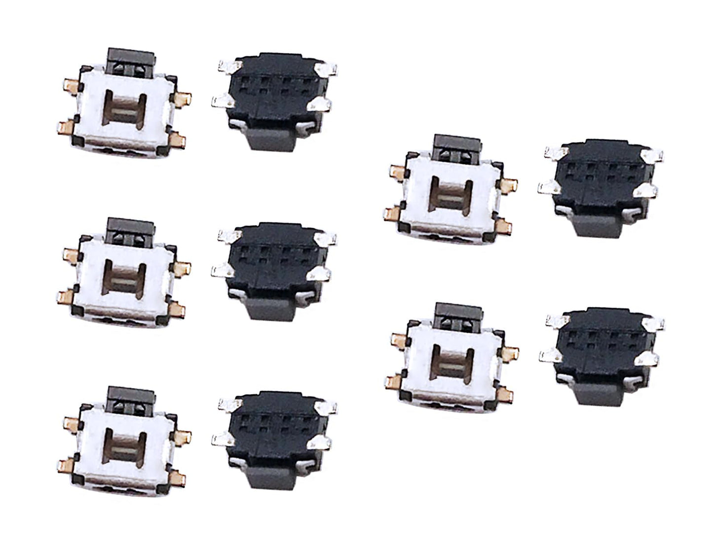 10 Pcs Inner Power Eject Button Switch Parts Compatible with Playstation 4 CUH-12XX Console Power Switch On Off Button Replacement