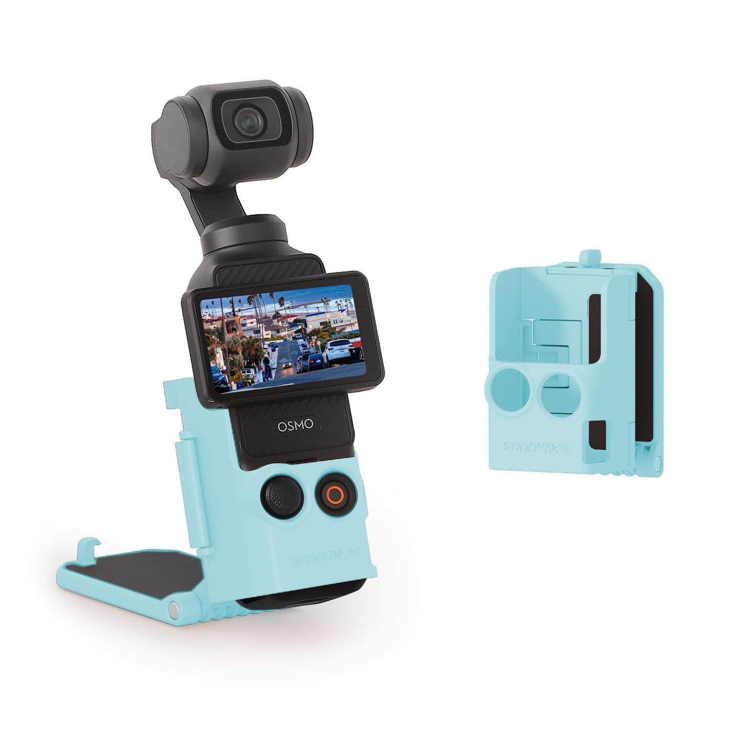 BTG Magnetic Mount for DJI Pocket 3 Accessories Magnet Mount (Blue)