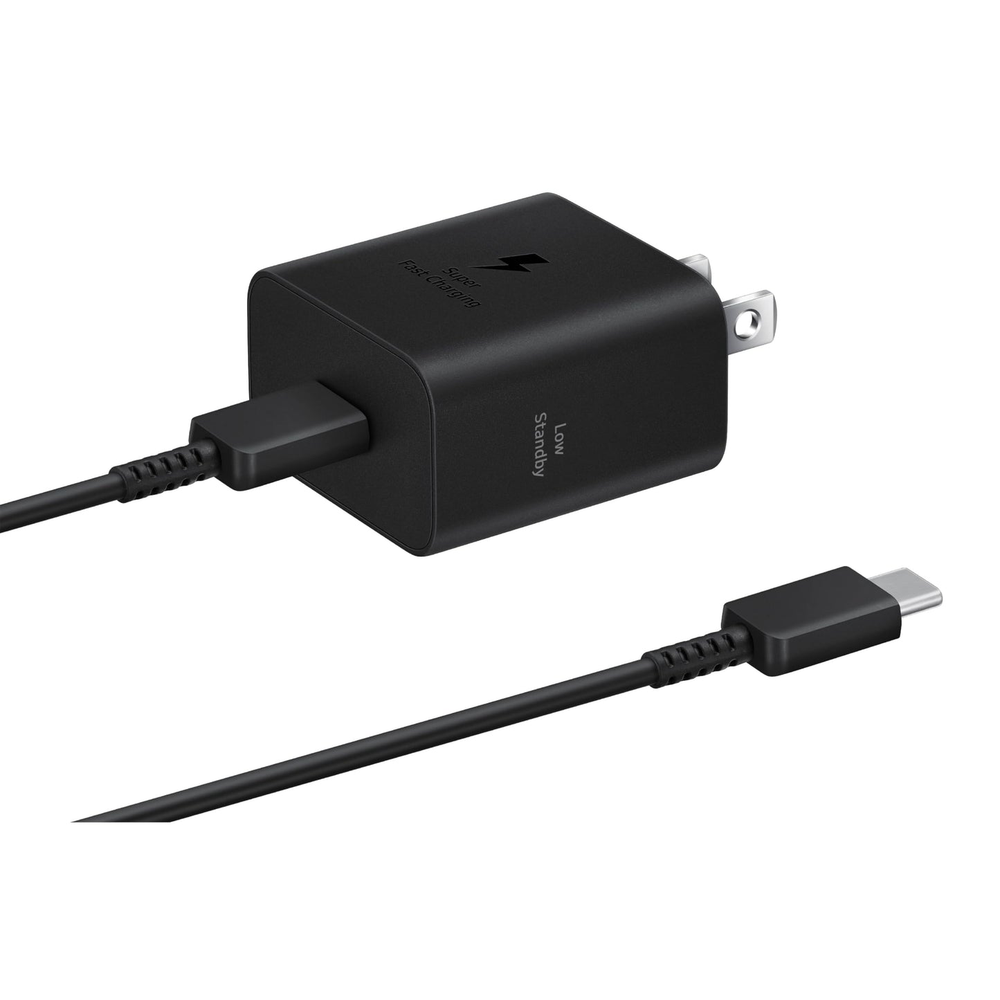 Samsung 25W Wall Charger Power Adapter with Cable, Super Fast Charging, Compact Design, Energy Efficient, Compatible with Galaxy and USB Type C