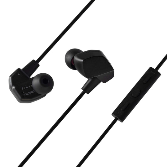 Final VR3000 Gaming Earphones for Immersive Spacious Experience - Open World Adventure, Virtual Reality & Spatial Environments - in-Line Microphone