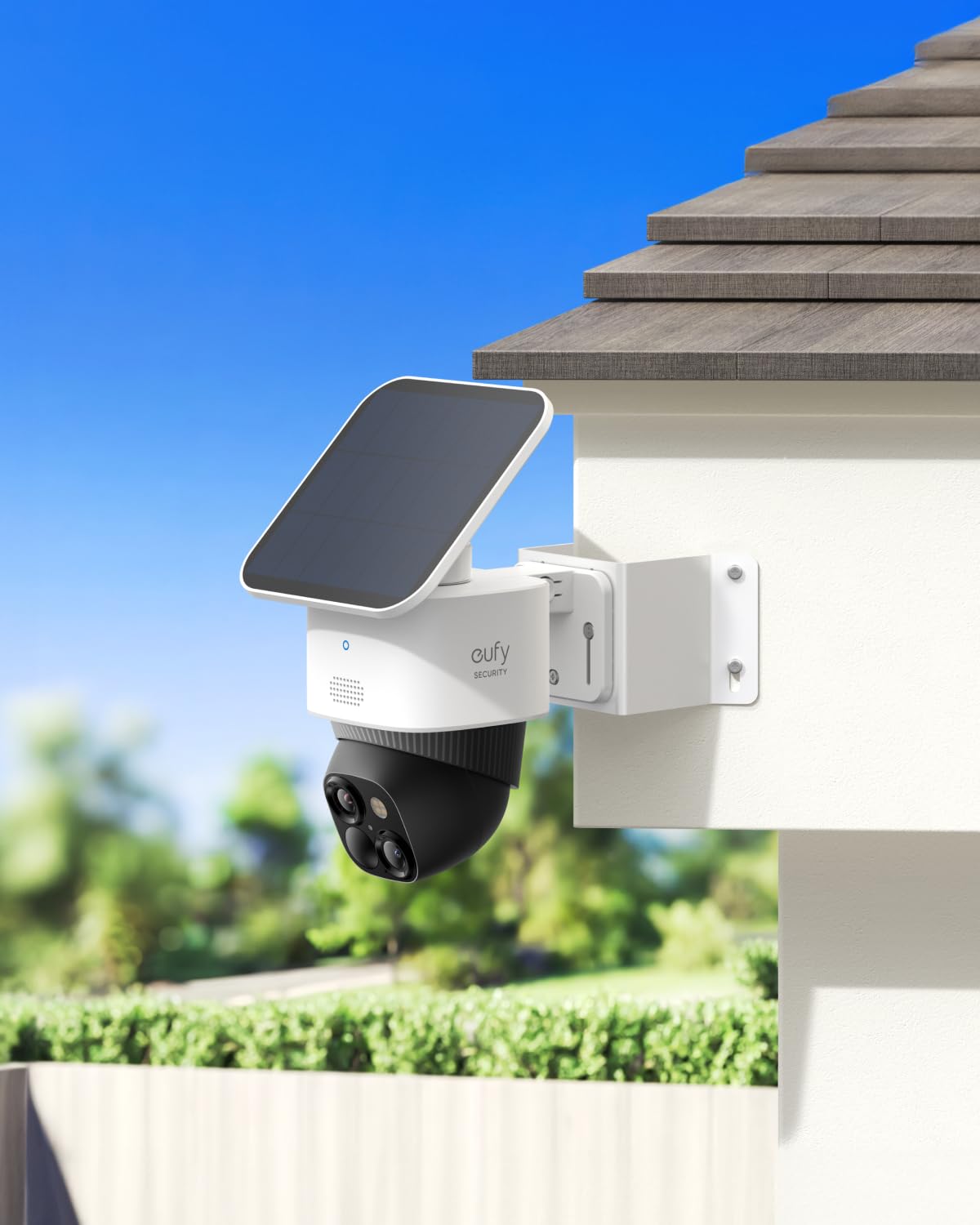 eufy Corner Mount Bracket (T870B), Metal Outdoor Adapter for All eufy PoE Cameras and Select Wi-Fi Outdoor Cameras, Expands Surveillance Coverage