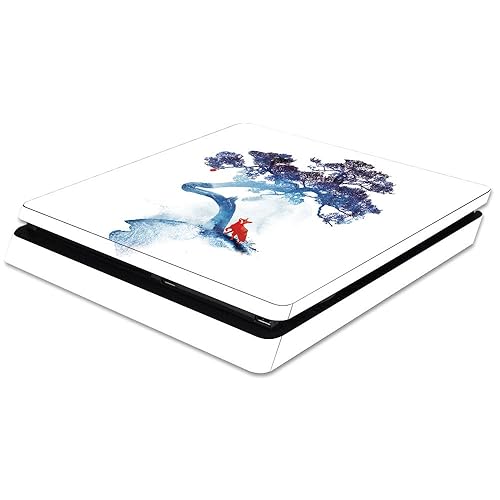 MightySkins Skin Compatible with Sony PS4 Slim Console - Last Apple Tree | Protective, Durable, and Unique Vinyl Decal wrap Cover | Easy to Apply