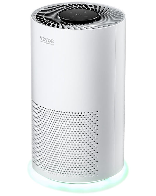 VEVOR Air Purifier for Bedroom Home, H13 HEPA Layer, 1200 ft²/h Smart Air Purifier with Speed Control & Child Lock Guard, Efficient Air Cleaner