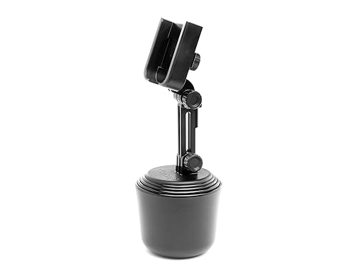 WeatherTech CupFone with Extension - Adjustable, Universal Cup Holder Cell Phone Mount Car & Truck Accessory - Best Design for iPhone & Smartphone