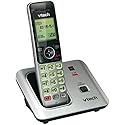 VTech VTCS6619 Dect 6.0 Expandable Speakerphone With Caller Id, black, 6.9" x 6.7" x 5.2"