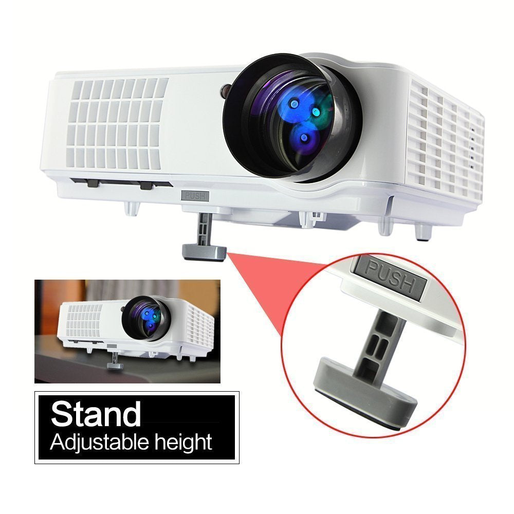 FAVI H4W LED LCD (HD 720p) Video Projector Kit, Includes 1 Item - Projector only - International Version - White