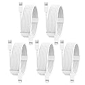 USB C to Lightning Cable 5 Pack 6FT [Apple MFi Certified] iPhone Fast Charger Fast Charging Type c to Lightning Cable for iPhone 14 13 12 11 Pro Max…
