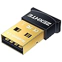 6.0 USB Bluetooth Adapter for PC, Bluetooth Dongle, Plug-and-Play for PC, Laptop, Mouse, Keyboard, Headsets, Speakers, Support Windows 11/10/8.1/7