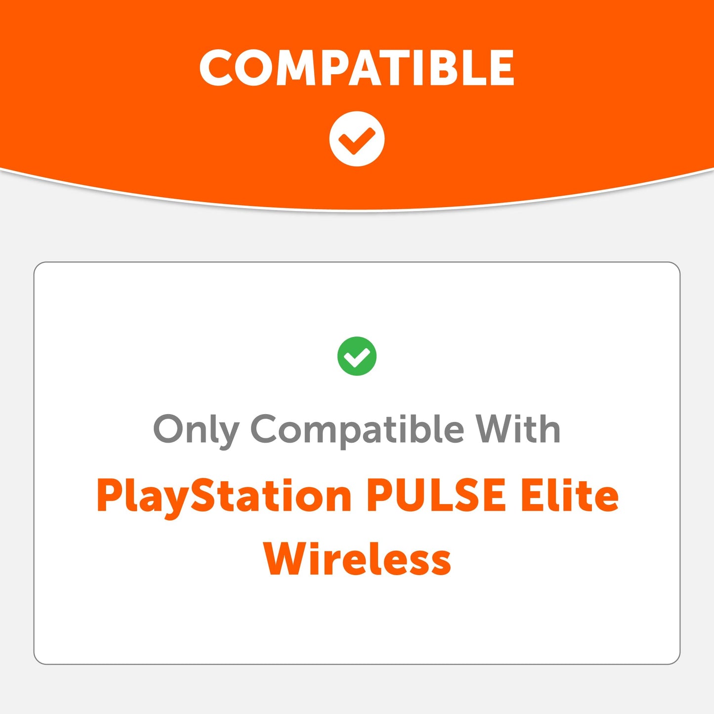 WC Freeze Pulse Elite - Cooling Gel Earpads Compatible with PS5 Pulse Elite, Made by Wicked Cushions | Thicker Cushion & Wider Opening | Geo Grey