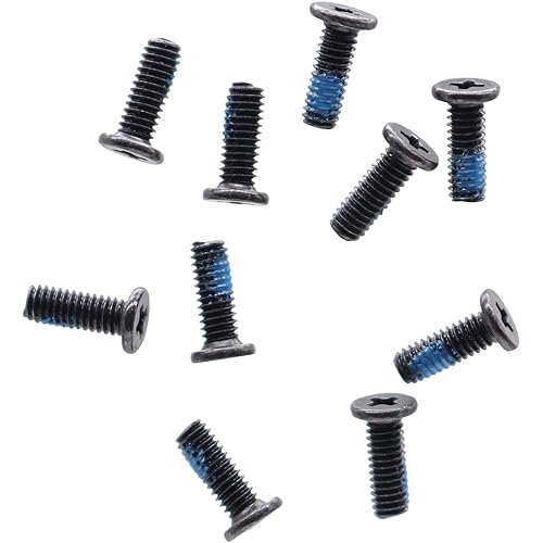 YesNOPart 10X M2.5 x 7.0mm Phillips Flat-Head Screws kit w/Nickel Replacement for Dell HP ASUS Lenovo Acer Laptop, Bottom Cases, LCD Bezel