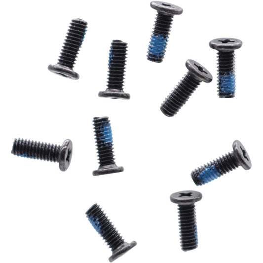 YesNOPart 10X M2.5 x 7.0mm Phillips Flat-Head Screws kit w/Nickel Replacement for Dell HP ASUS Lenovo Acer Laptop, Bottom Cases, LCD Bezel