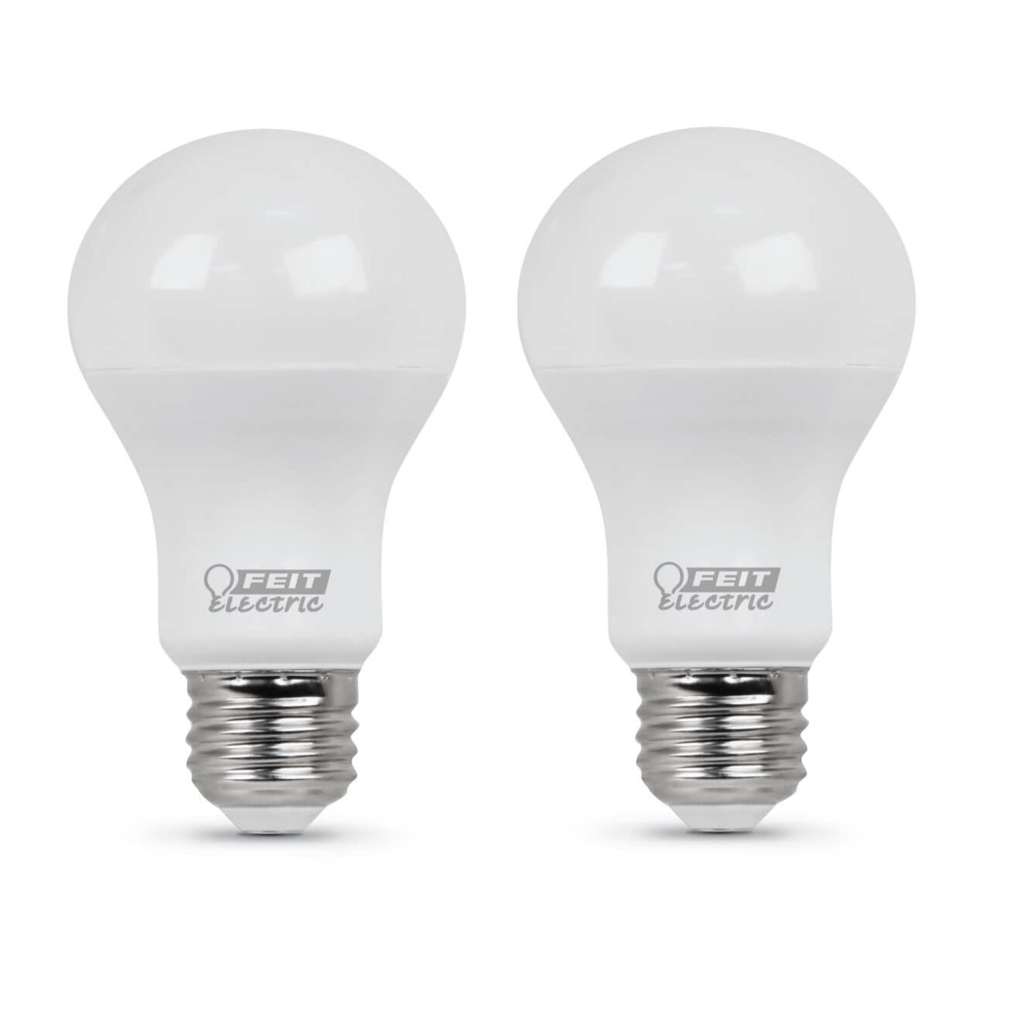Feit Electric LED A19 Medium Base Light Bulb - 40W Equivalent - 10 Year Life - 450 Lumen - 2700K Soft White - Non-Dimmable | 2-Pack