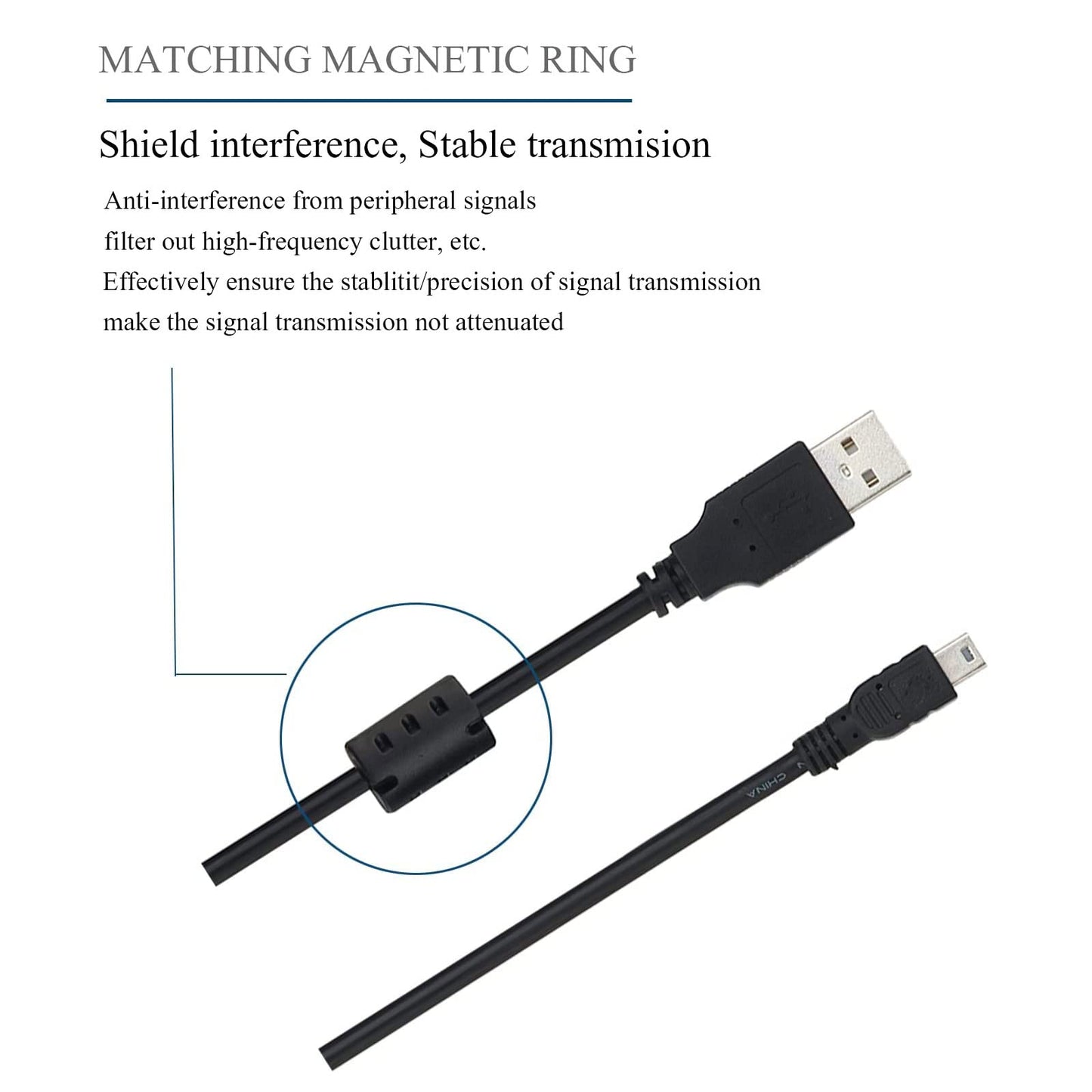 UC-E4 USB Cable, Compatible with Nikon D610 D2 D3 D3X D100 D90 D80 D70S D70 D60 D50 D40 D40X D200 D300 D3000 D3100S D3100 D700 D7000 Digital SLR