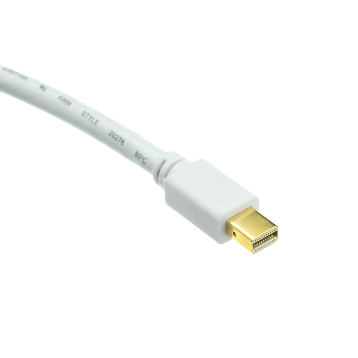 Mini DisplayPort to DVI Video Cable, Mini DisplayPort Male to DVI Male, 15 Foot