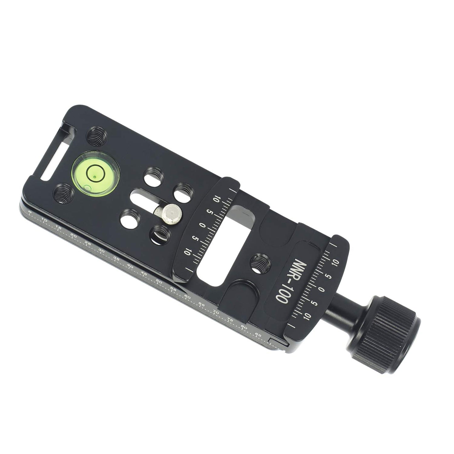 100mm Rail Nodal Slide Metal Screw Knob Clamp Quick Release Plate for Tripod Ball head Quick with RRS Arca Swiss Compatible