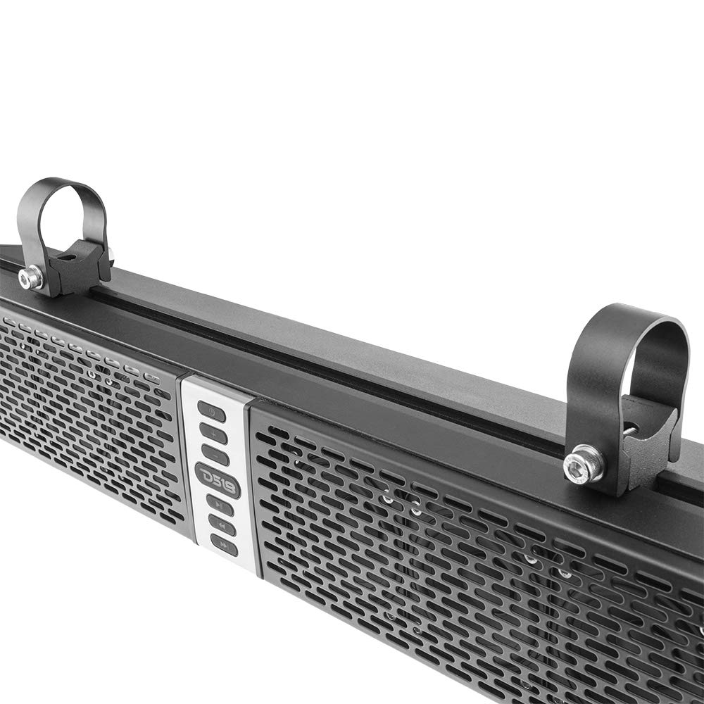 DS18 SBAR 30" 2-Way Sound Bar Waterproof Speaker with Integrated RGB Lights and Bluetooth System-320 MAX, 160 Watts RMS - Ideal for ATV, UTV, Jeep