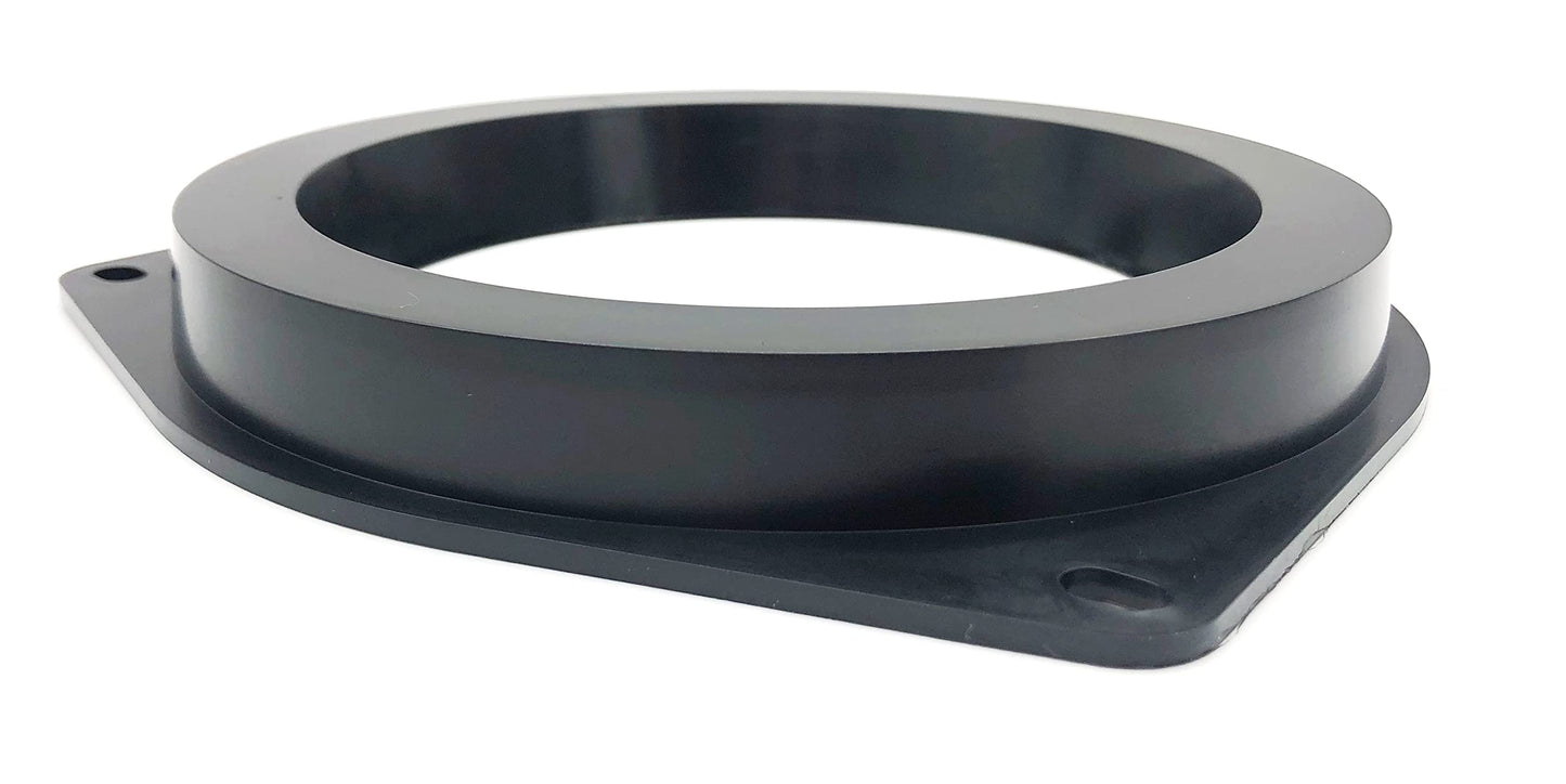 Custom Install Parts 6.5" Plastic Black Speaker Adapter Compatible with Toyota - Select Models -