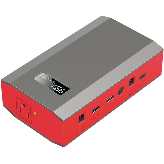 ZeroKor Portable Power Bank with AC Outlet, 65W External Battery Power Pack Portable Laptop Charger Power Source Backup for Outdoor RV Tent Camping