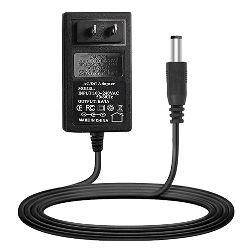 15V 1A DC Power Supply Adapter Charger Cable Compatible with Litter Robot 3,Litter Robot Power Supply, Self-Cleaning Cat Litter Boxes and More…