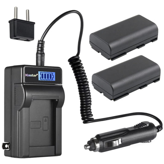 Kastar 2-Pack BP-915 Battery and LCD AC Charger Compatible with Phase One P45 Plus P45+, Phase One P65, Phase One P65 Plus P65+, Phase One XF 70301