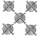 GDQLCNXB 5Pcs Fan Grill, 60mm Metal Axial Cooling Fan, Finger Guard Protective Grill for Desktop Computer Ventilator