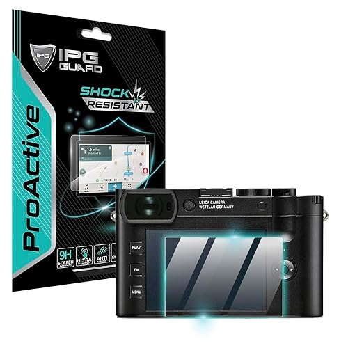IPG ProActive for Leica Q2 Camera Display (2 Units) 9H Hardness Screen Protector Nano Ceramic Film Ultra Responsive High Clarity Smudge & Shock Proof