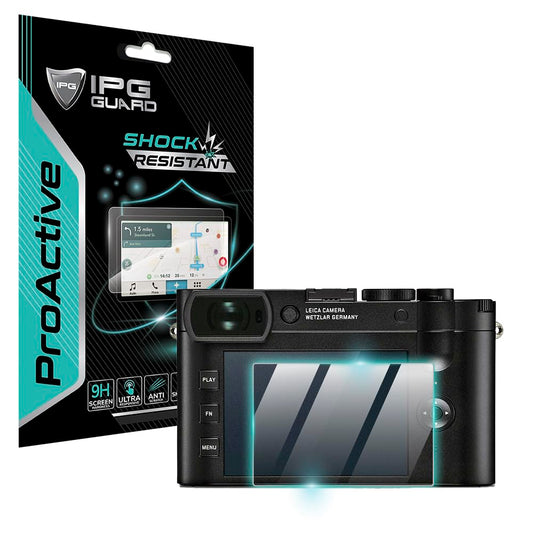 IPG ProActive for Leica Q2 Camera Display (2 Units) 9H Hardness Screen Protector Nano Ceramic Film Ultra Responsive High Clarity Smudge & Shock Proof