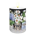 Briarwood Lane Spring Flameless Candle 6x3 Crated Mason Jars Flameless Candle with Timer for Spring