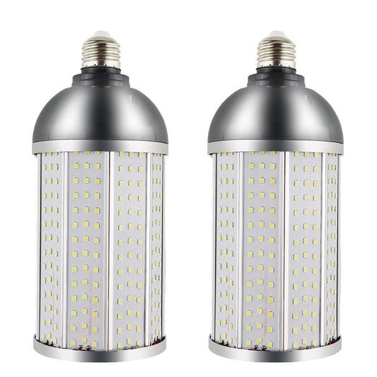 Intpro LED Light Bulb - Super Bright Cob Light 60W 7000lm E26 Daylight 5000K 550W Equivalent 2Pack for Indoor Garage, Basement, Barn High Bay