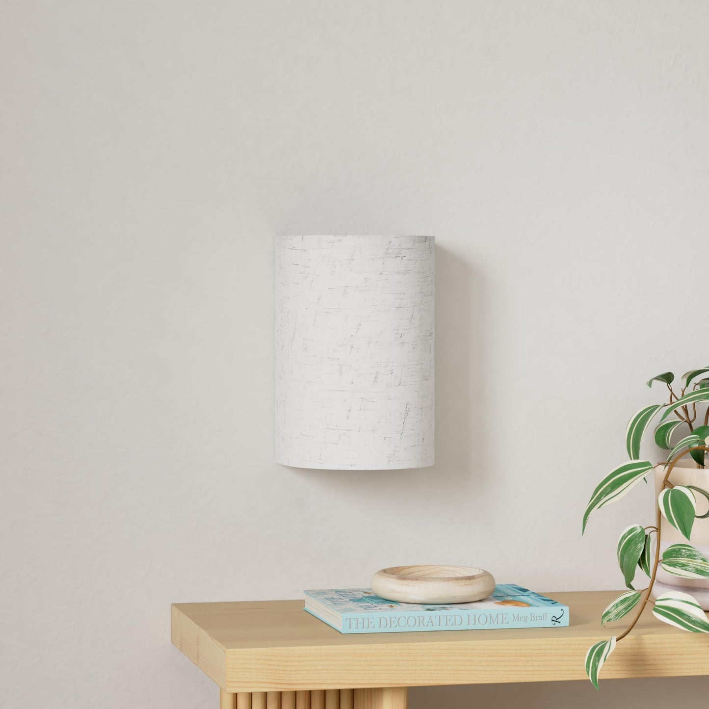 Wall Sconces Set of Two, Battery Operated Wall Sconces 3 Colors Changeable Dimmable Wall Lights Fixtures with Remote Control Fabric Wall Lamp Sconces