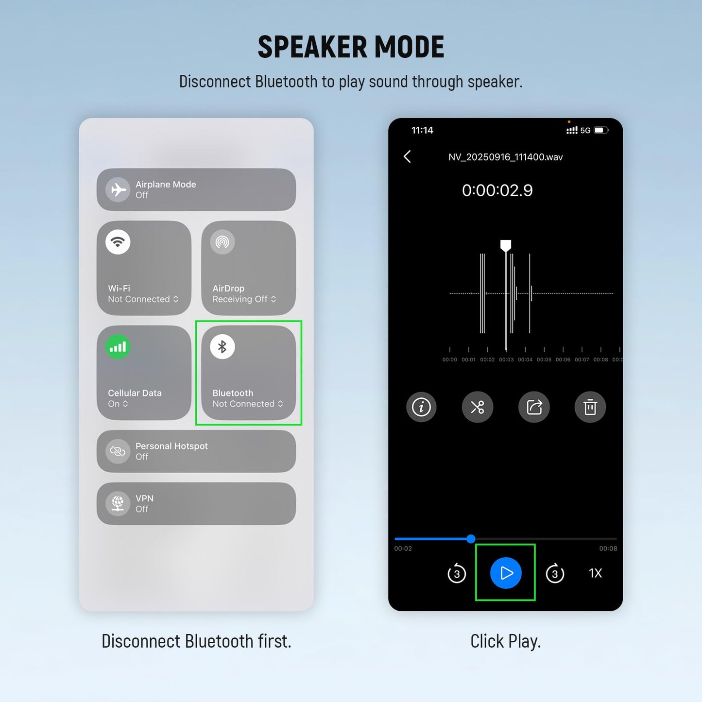 NEEWER KM23B Wireless Lavalier Microphone Bluetooth App Control, Compatible with iPhone Android Phone 8Hrs Battery Vocal Enhancement Noise