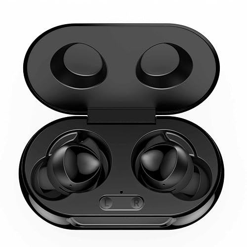 UrbanX Street Buds Plus for Samsung galaxys A12 Nacho - True Wireless Earbuds w/Hands Free Controls (Wireless Charging Case Included) - Black