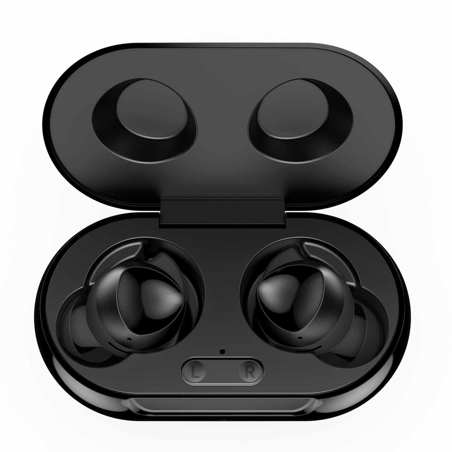 UrbanX Street Buds Plus for Samsung galaxys A12 Nacho - True Wireless Earbuds w/Hands Free Controls (Wireless Charging Case Included) - Black