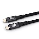 Sewell USB4 80Gbps Cable, USB-IF Certified, 4.9 ft (1.5m), 240W PD, Thunderbolt 3/4 Compatible USB-C with 8K Video Support, Flexible Braided