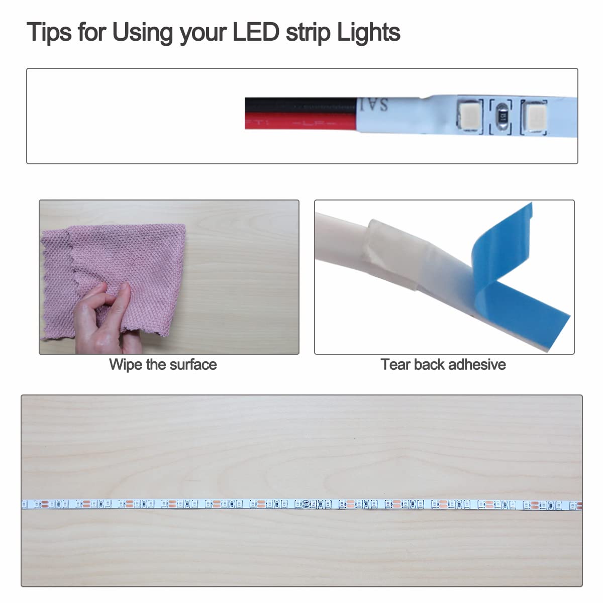 Tesfish 12V LED Strip Lights, 5mm Wide Ultra Narrow Red 16.4ft SMD 2835 IP20 120 LEDs/M, Total 600 LEDs Rope Light Strip for Bedroom, Kitchen
