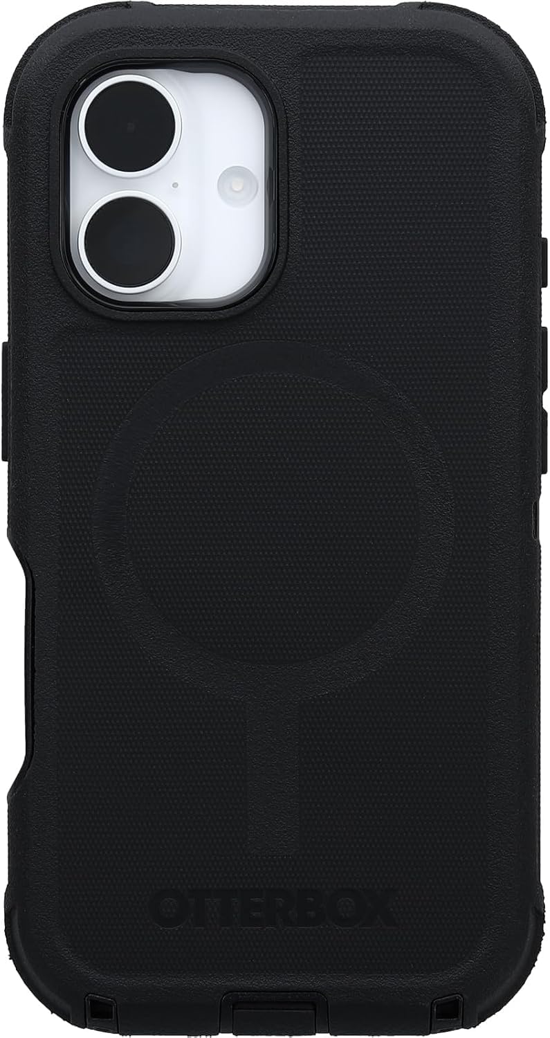 OtterBox iPhone 16 Plus Phone Case Defender Series Military-Grade Drop Protection, MagSafe, Shockproof Protective Phone Cover, Slim Fit with Raised